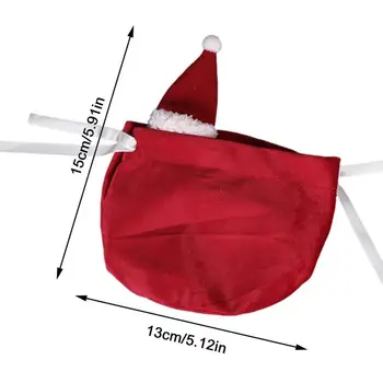 Рождественские тканевые сумки на шнурке Тканевые подарочные пакеты на шнурке Модная Изысканная сумка для хранения Рождественских подарков