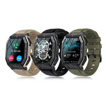 Умные часы K55 с функцией BT-вызова, 1,85-дюймовый большой экран Full HD, приложение Da Fit, умные часы для мужчин, система Android IOS